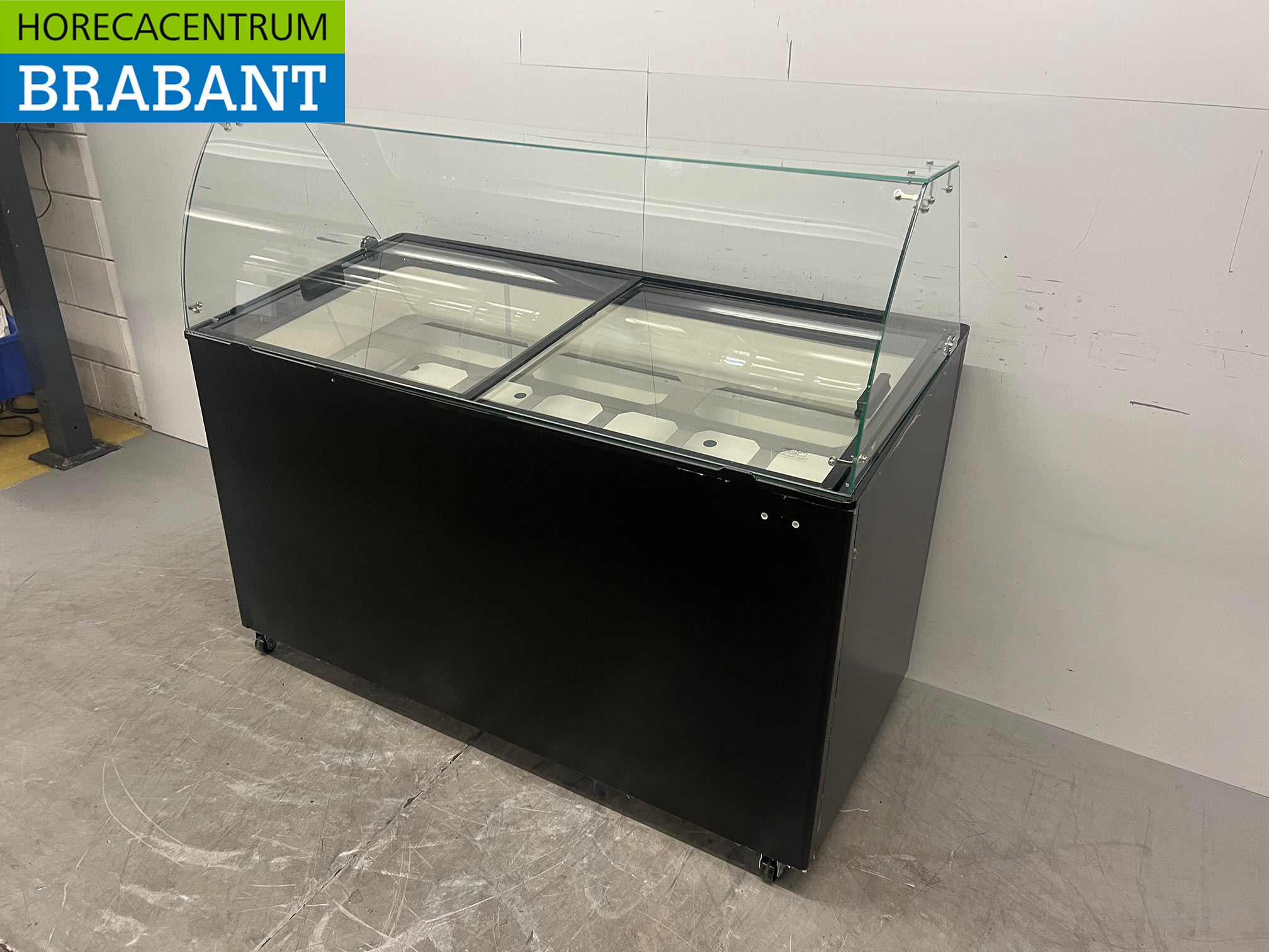 Verrijdbare Combisteel Tenerife Schepijsvitrine 10 bakken 230V Horeca - Afbeelding 2