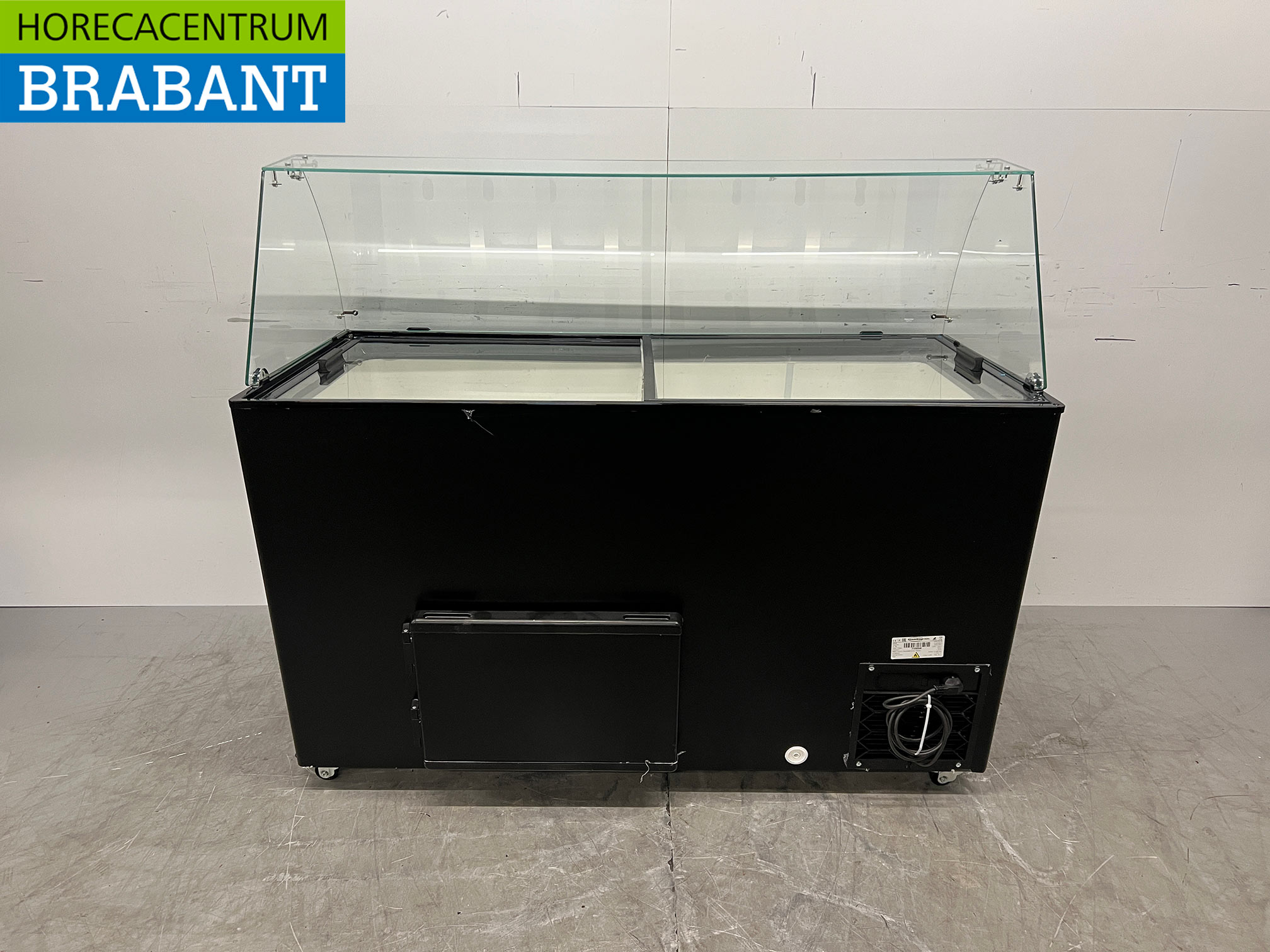 Verrijdbare Combisteel Tenerife Schepijsvitrine 10 bakken 230V Horeca - Afbeelding 4