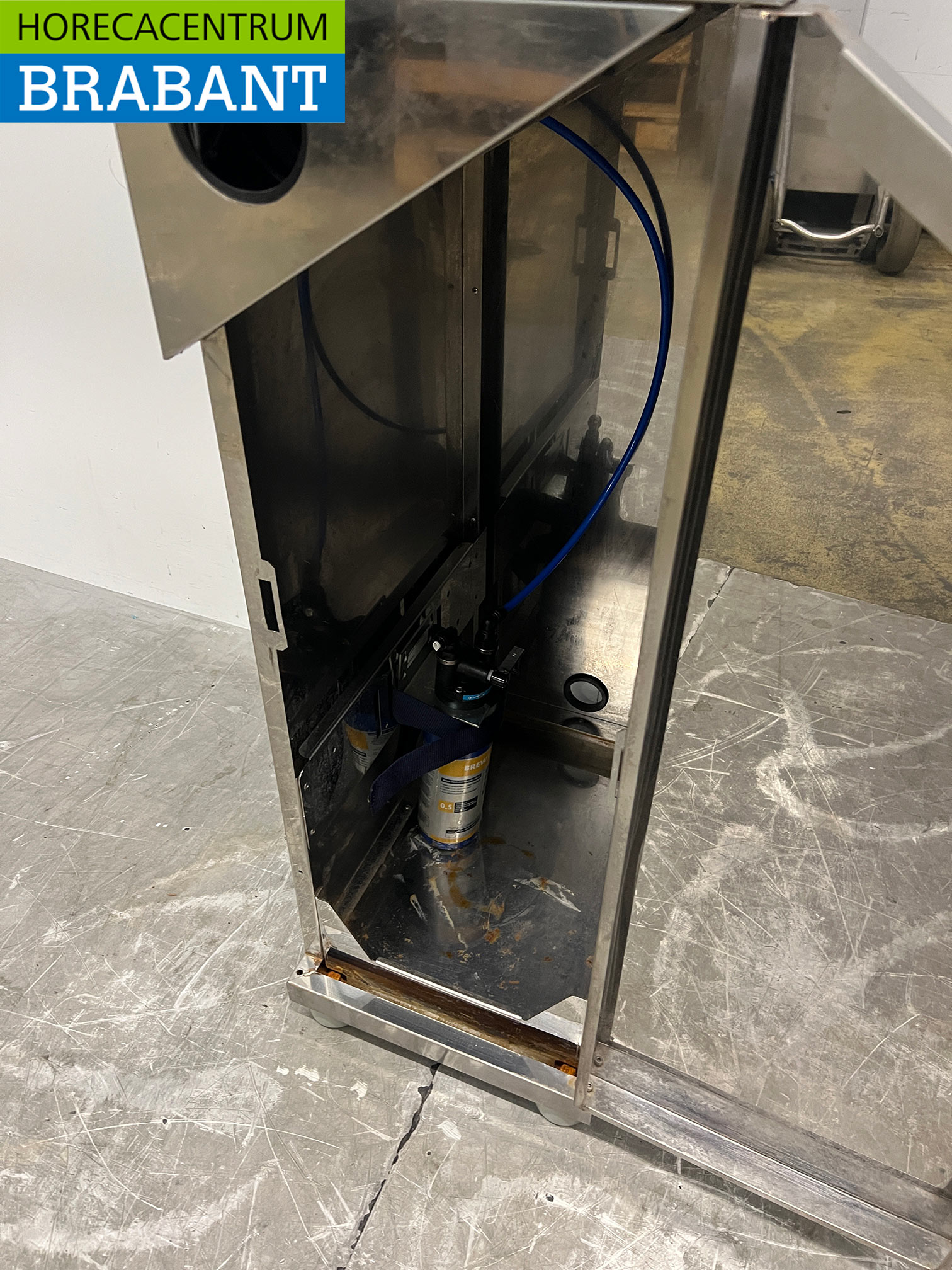 RVS Cosmetal Waterkoeler met onderstel en bekerdispenser 230V Horeca - Afbeelding 6