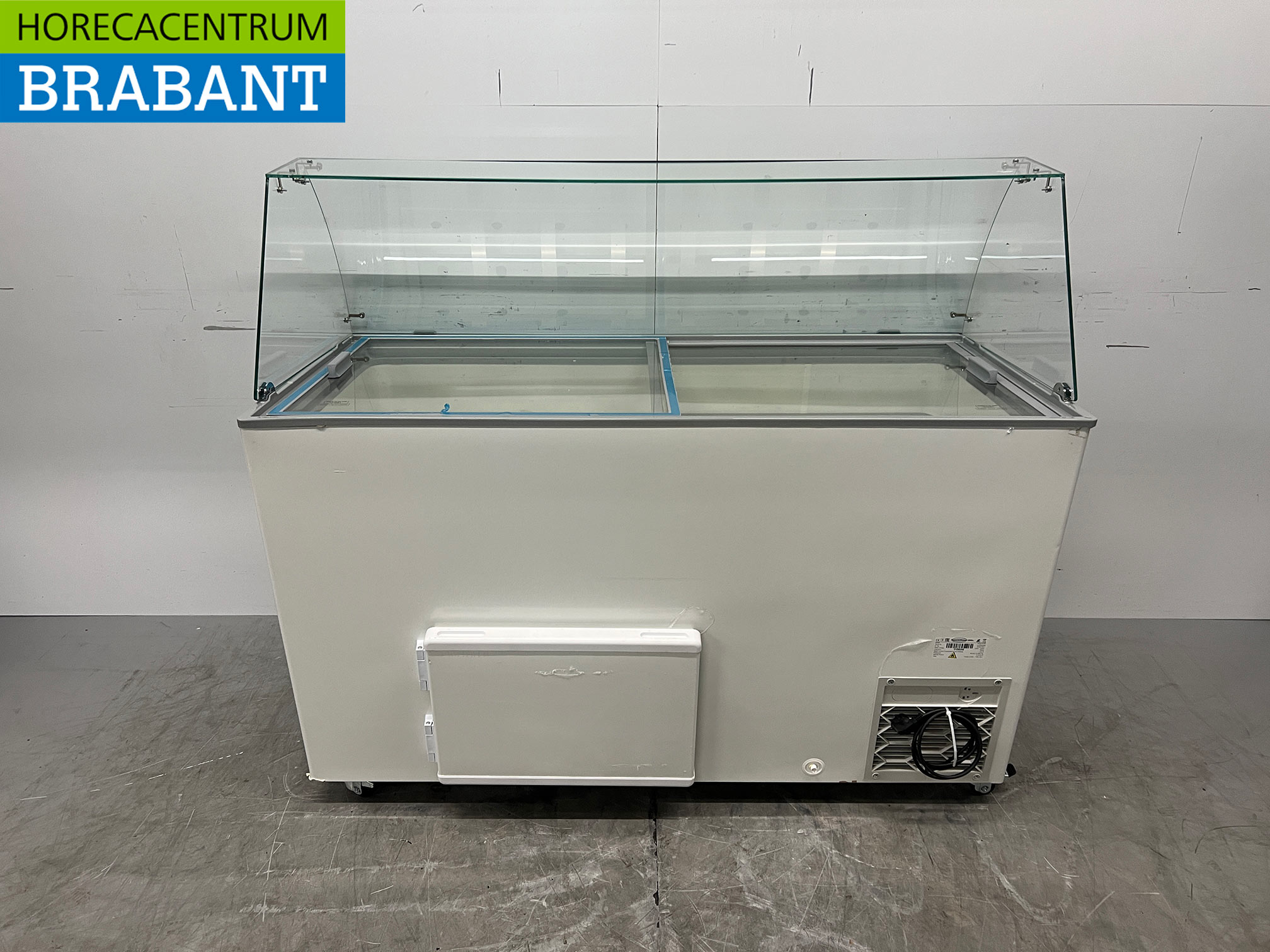 Verrijdbare Combisteel Tenerife Schepijsvitrine 10 bakken 230V Horeca - Afbeelding 4