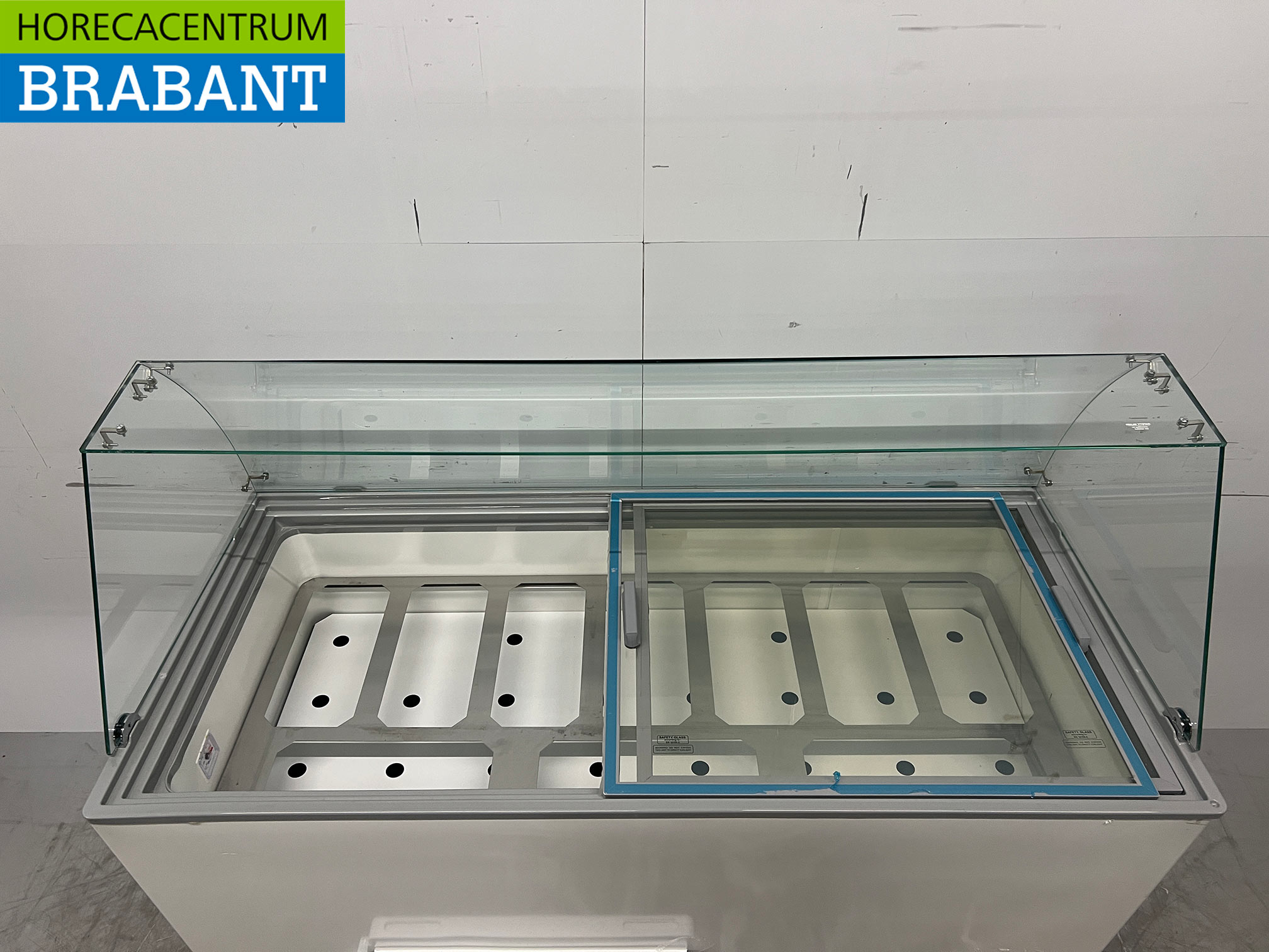 Verrijdbare Combisteel Tenerife Schepijsvitrine 10 bakken 230V Horeca - Afbeelding 5