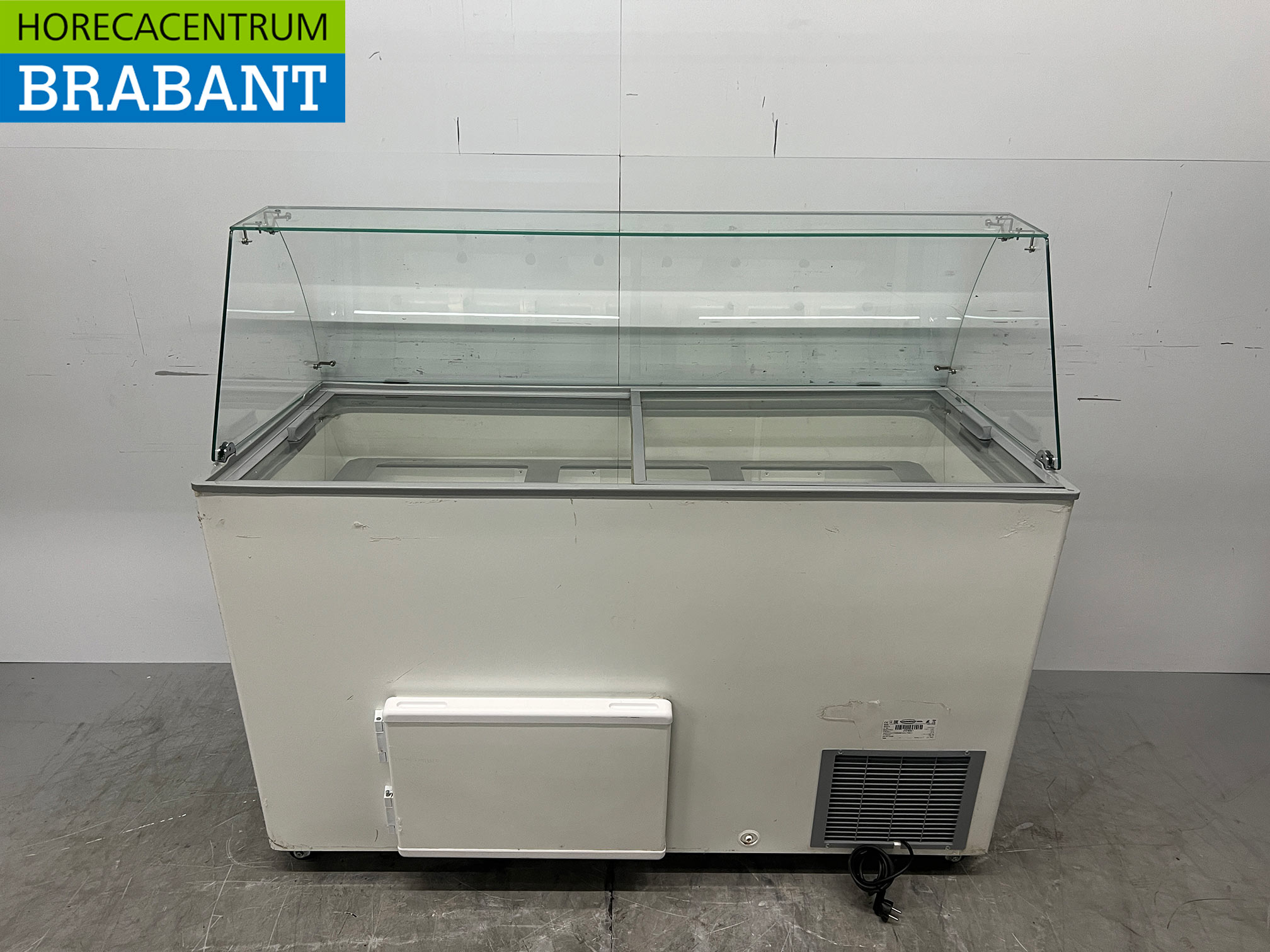 Verrijdbare Combisteel Tenerife Schepijsvitrine 10 bakken 230V Horeca - Afbeelding 4