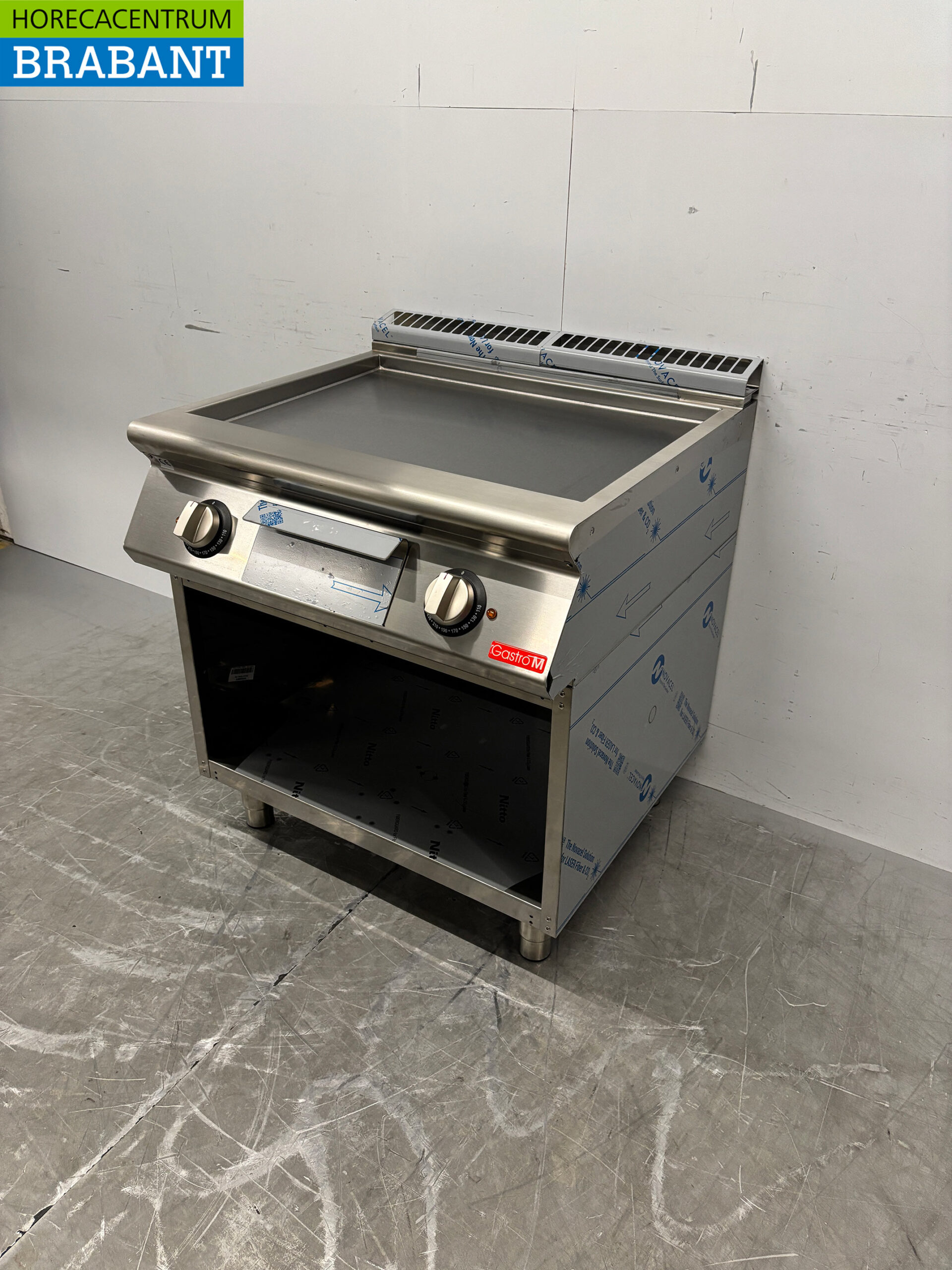 RVS Gastro M Gladde Bakplaat 80 cm 400V Horeca - Afbeelding 2
