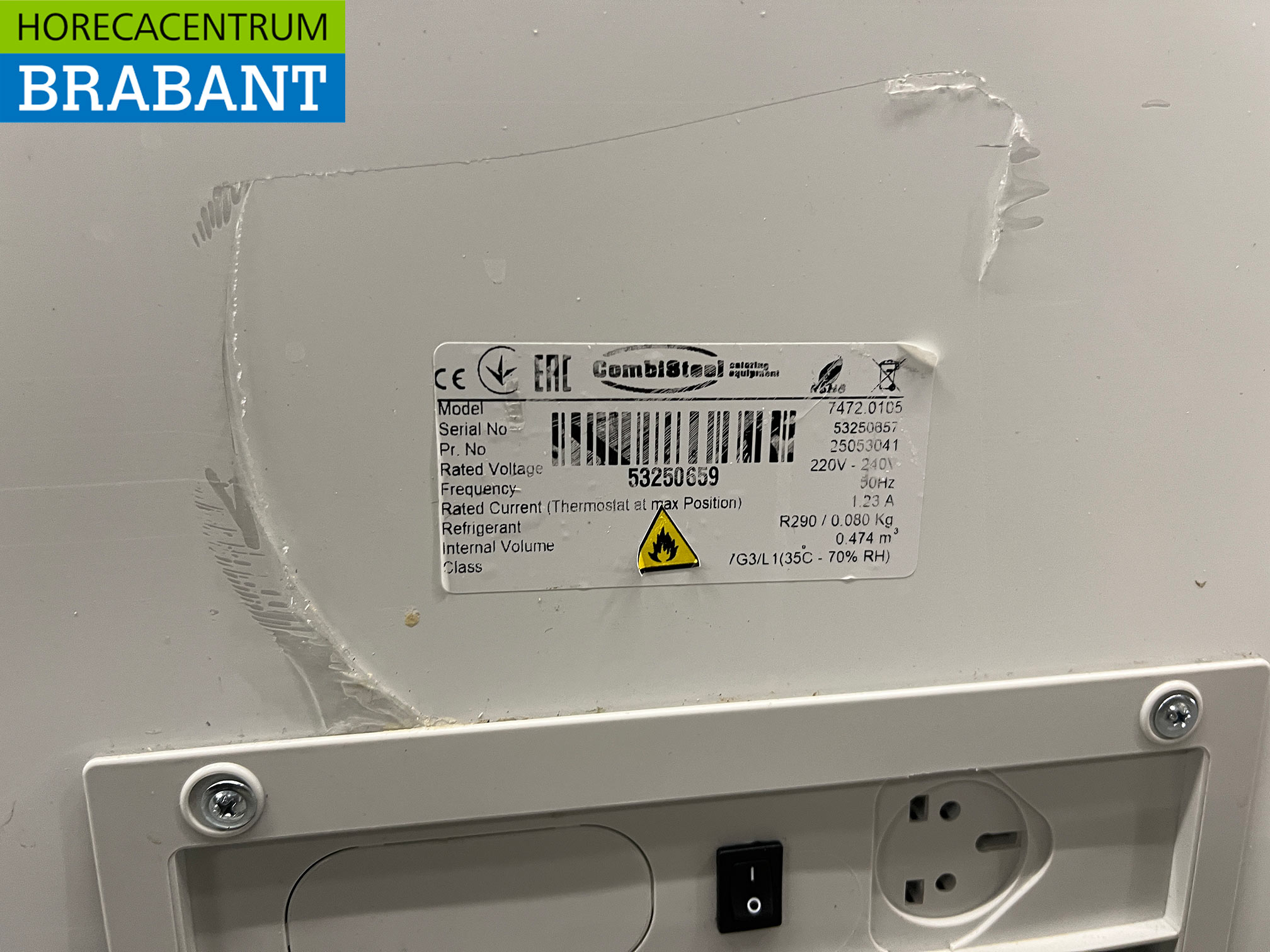 Verrijdbare Combisteel Curacao Schepijsvitrine 10 bakken 230V Horeca - Afbeelding 8