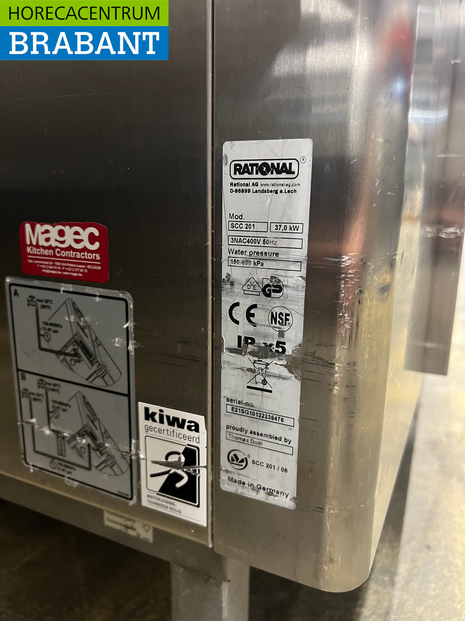 RVS Rational SCC 201 Combisteamer 20 x 1/1 GN 400V Horeca - Afbeelding 9