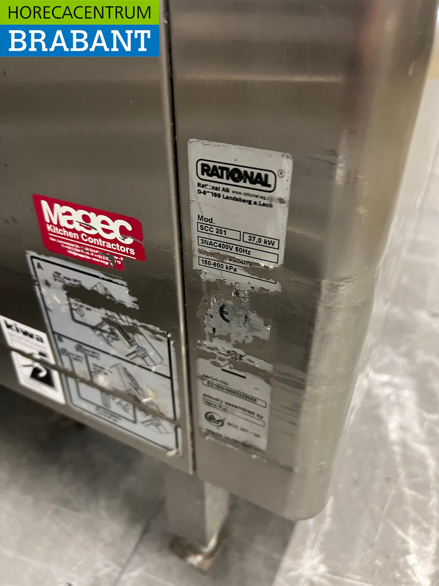 RVS Rational SCC 201 Combisteamer 20 x 1/1 GN 400V Horeca - Afbeelding 8