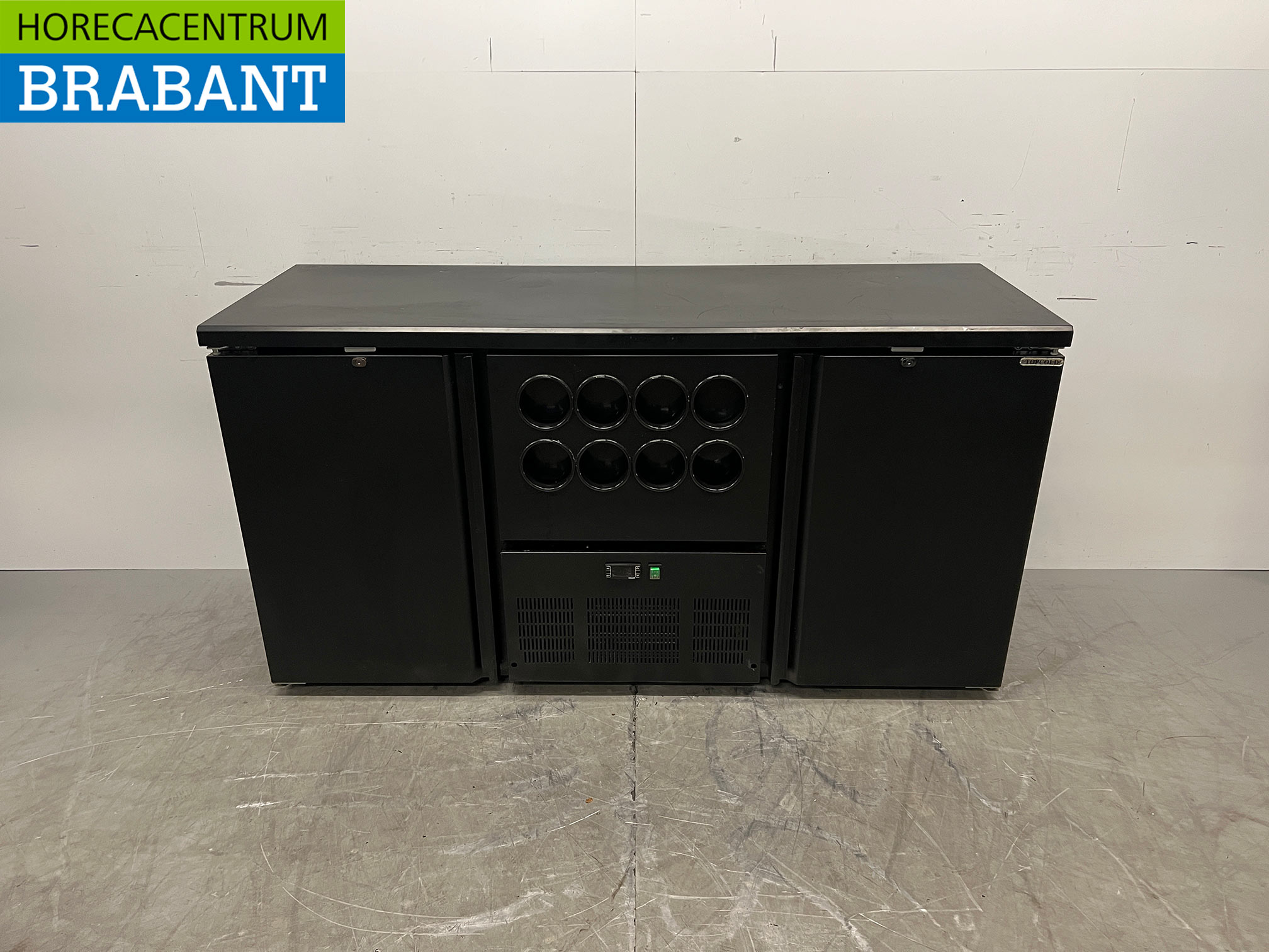 Topcold Flessennest en 2 Deuren 167 cm 230V Horeca
