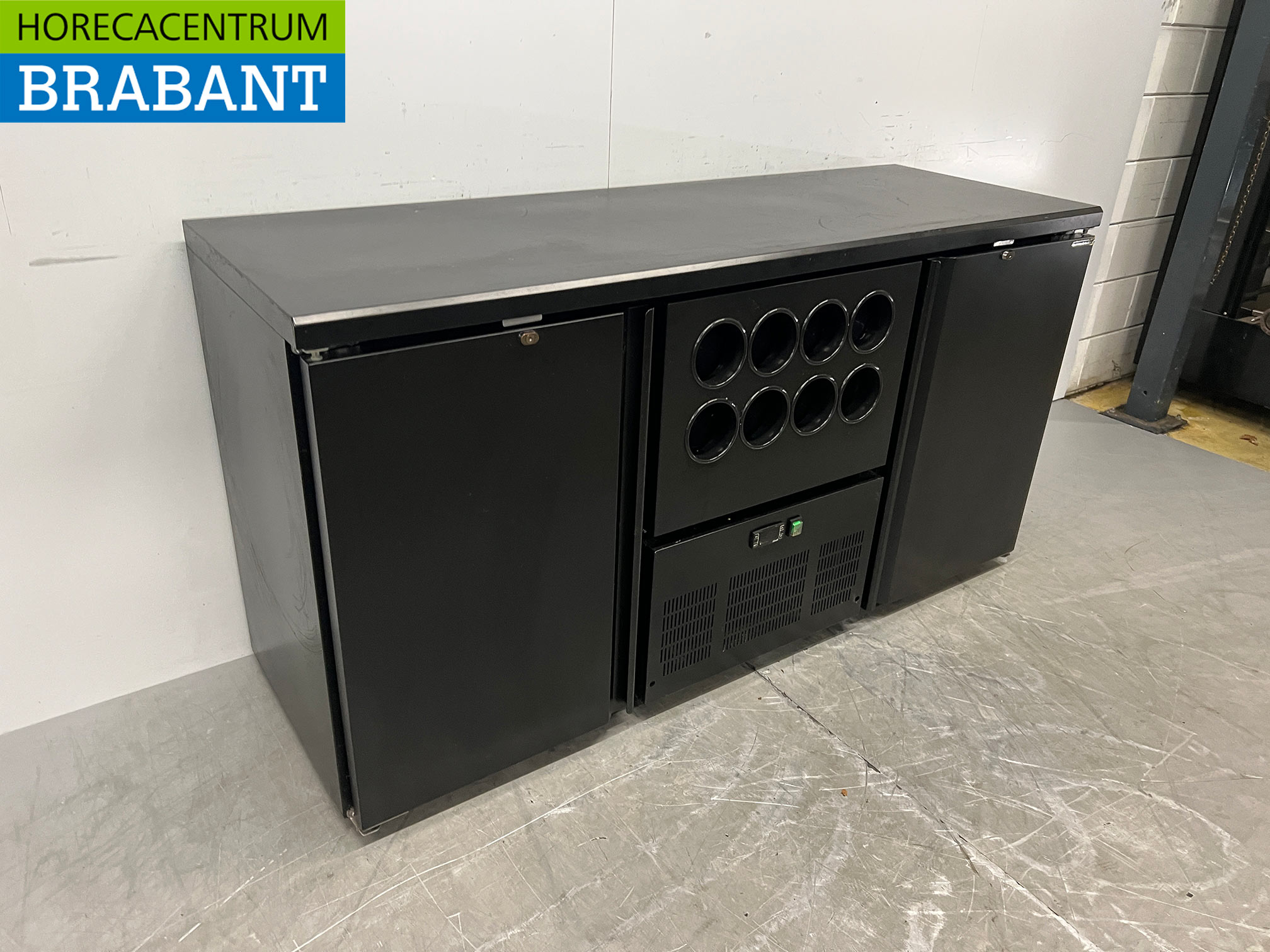 Topcold Flessennest en 2 Deuren 167 cm 230V Horeca - Afbeelding 3