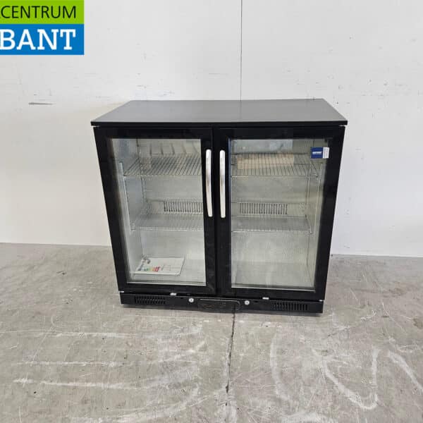 Maxxfrost Barkoeling 2 Glazen Klapdeuren 208 liter 90 cm 230V Horeca
