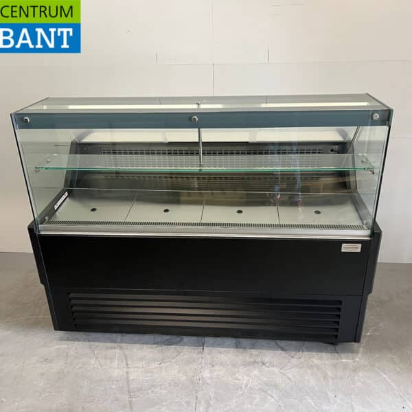 Combisteel Verrijdbare Snackvitrine Vitrine 159 cm 230V Horeca