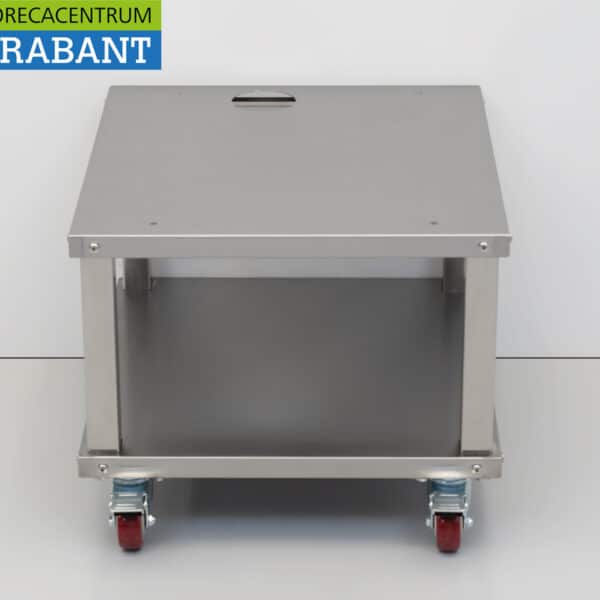 HCB RVS Verrijdbare machinetafel 58,5 x 53 x 43,5 cm Horeca
