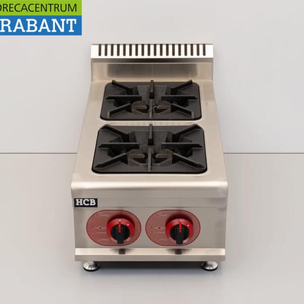 HCB 2 Pits fornuis Opzet model PROPAAN gas 14,6 kW 40 cm Horeca