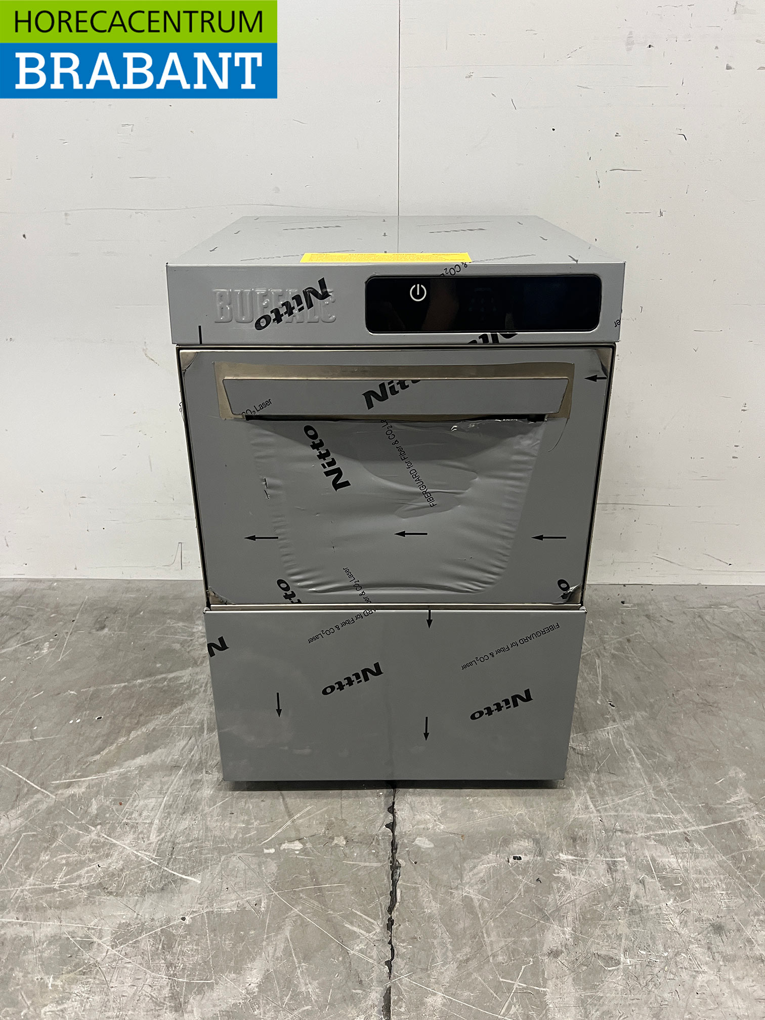 RVS Buffalo Glazenspoelmachine met zeeppompen 230V Horeca