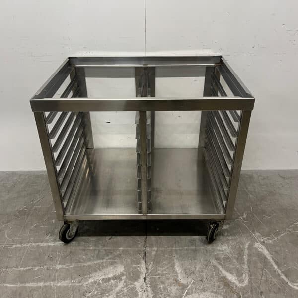 RVS Verrijdbaar onderstel met regaal 92,5 x 67,5 x 84,5 cm Horeca