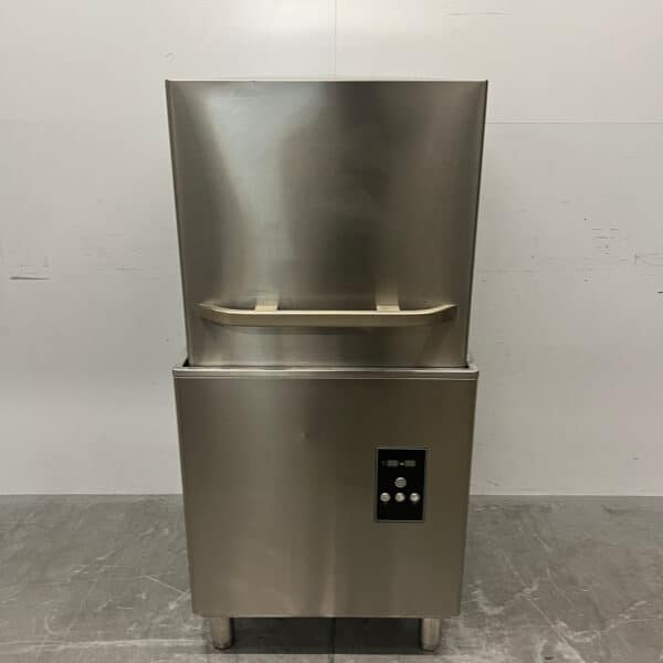 RVS Doorschuifvaatwasser met afvoerpomp 400V Horeca