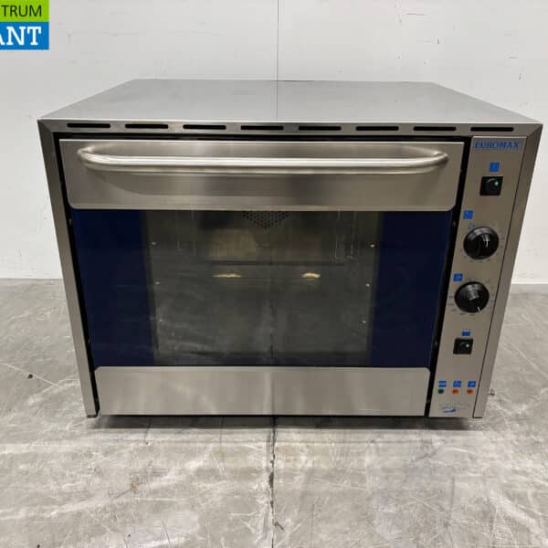 RVS Euromax Heteluchtoven met grillfunctie 4 x 44/34 cm 230V Horeca