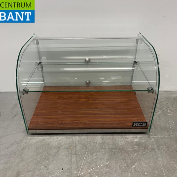 HCB Glazen opzet vitrine 45 liter 55,4 cm Horeca