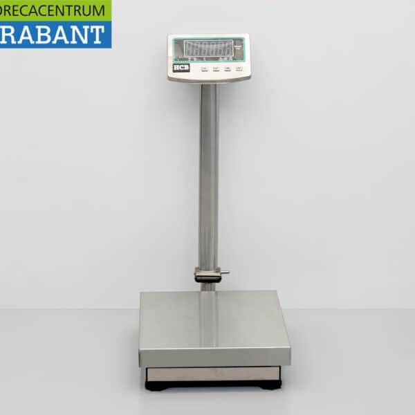 HCB Platformweegschaal Max. 200 kg 20 gram nauwkeurig 230V Horeca