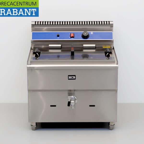 HCB RVS Visfriteuse Oliebolfriteuse Friteuse Frituur 26 liter PROPAAN GAS Horeca