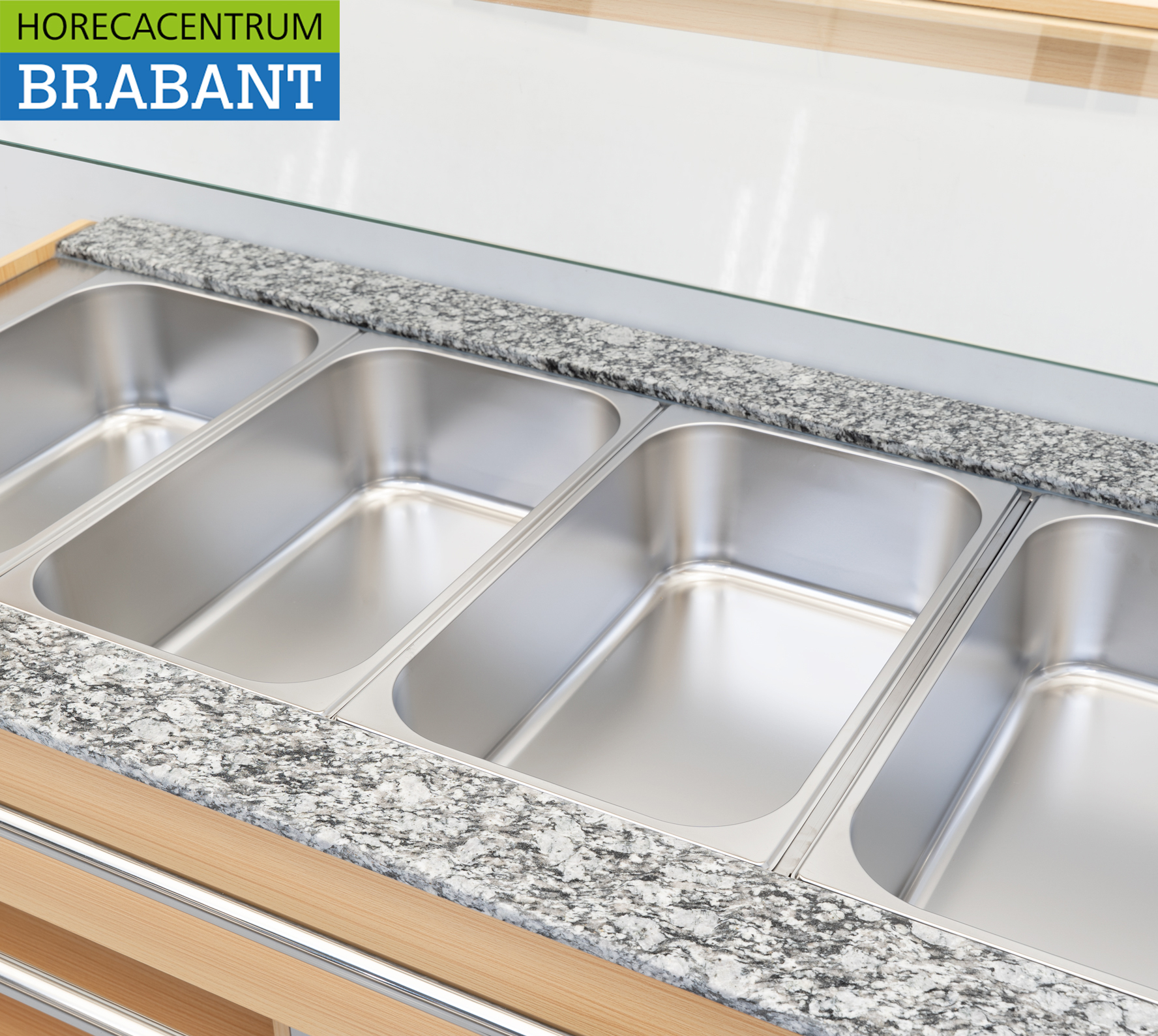 HCB Verrijdbaar koelbuffet 4 x 1/1 GN 149,2 cm 230V Horeca - Afbeelding 8