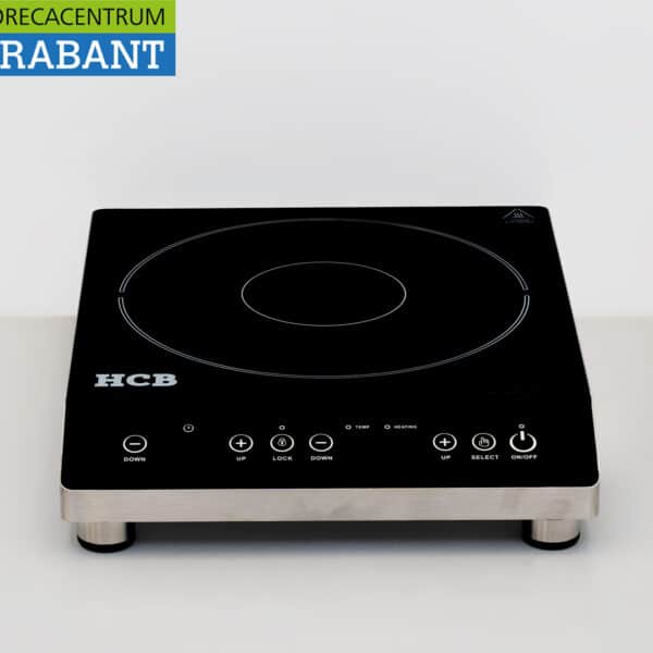 HCB RVS Inductie kookplaat fornuis Half-bridge indcutietechnologie 3,5 kW 230V Horeca