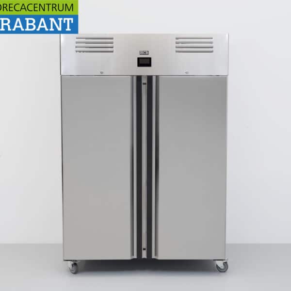 HCB RVS Dubbeldeurs koeling 1195 liter Energiezuinig! Horeca