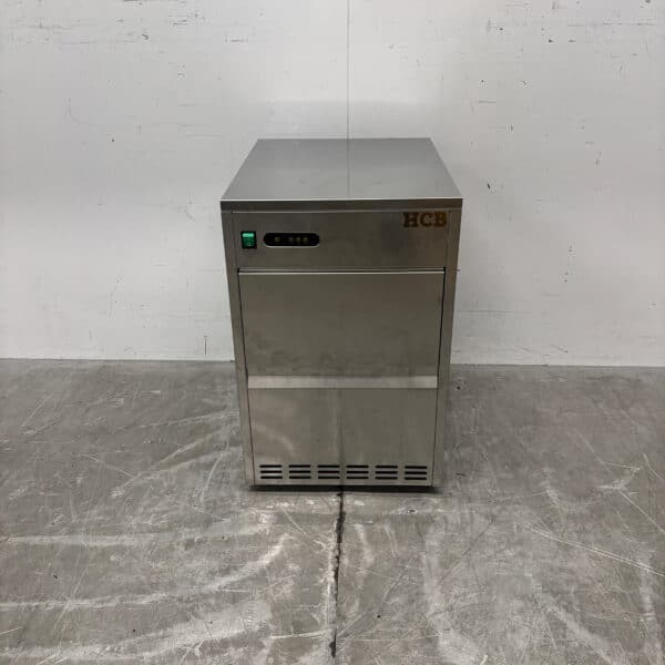 HCB RVS ijsblokjesmachine ijsklontjesmachine 50 kg p/d Bunkerinhoud 6 kg 230V Horeca