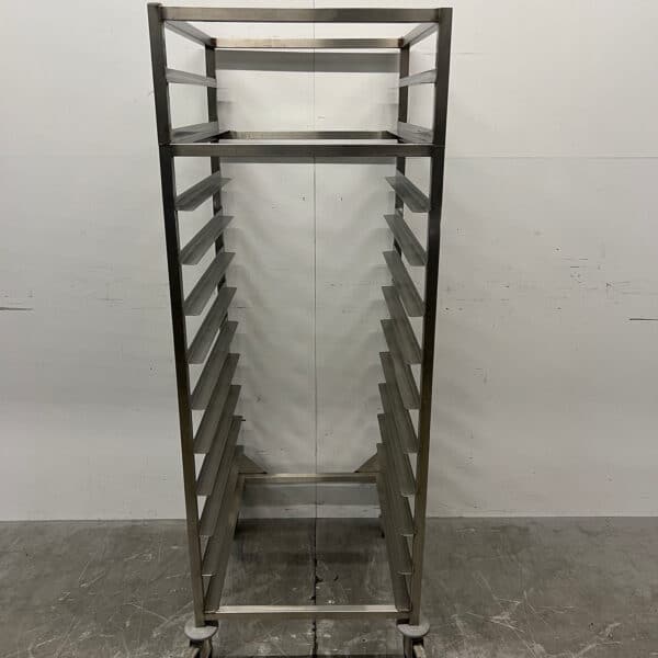 RVS Verrijdbare Regaalwagen 12 x 2/1 GN Horeca