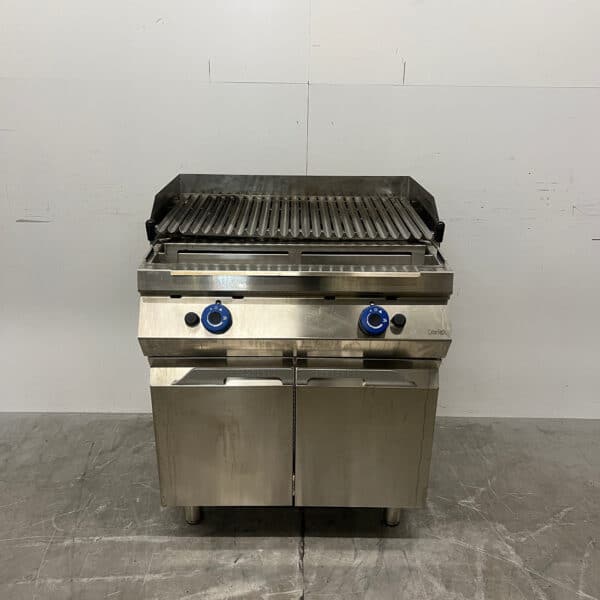 RVS Catertech Lavagrill 80 cm GAS Horeca