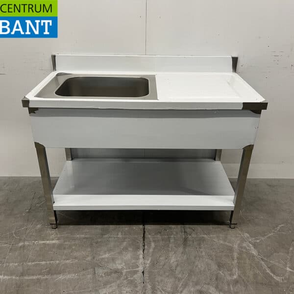HCB RVS Spoeltafel spoelbak 120 x 60 cm Horeca
