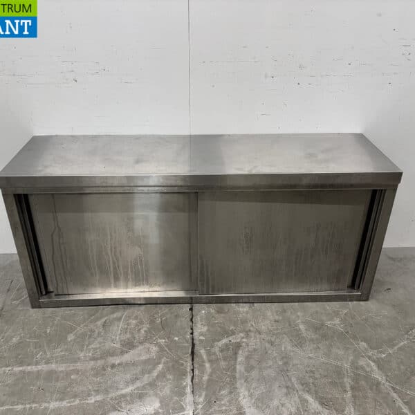 RVS Wandkast Kast 2 Schuifdeuren 140 cm Horeca