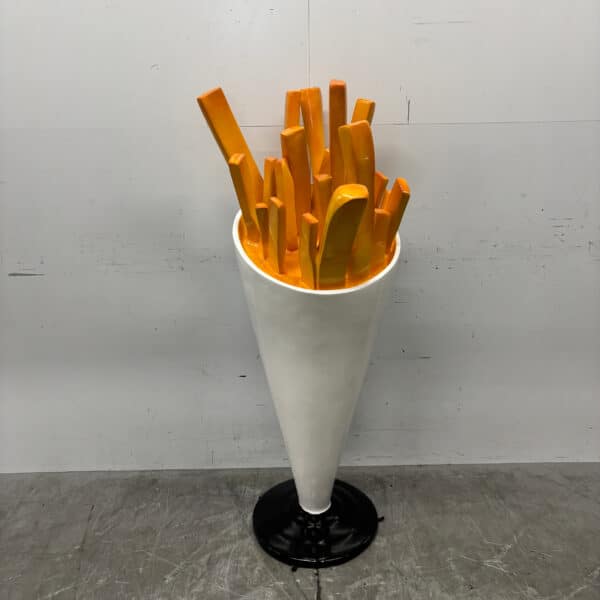 HCB Polyester Puntzak Friet Frietzak Patatzak 150 cm Reclame Stoepreclame Horeca