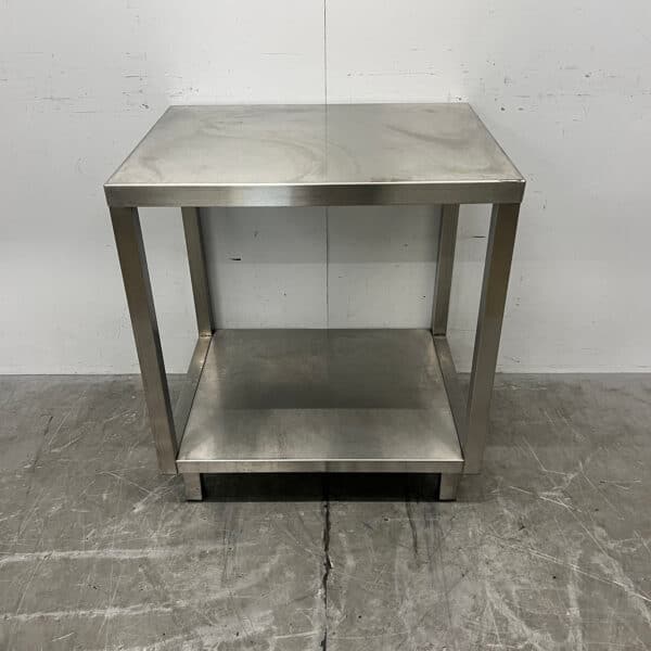 RVS Werktafel Tafel met onderschap 74,5 x 57,5 x 83 cm Horeca