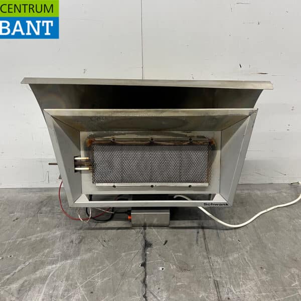 RVS Schwank Terrasheater Heater met elektronische ontsteking 230V Horeca
