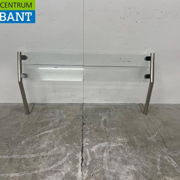 Kuchscherm Glas & RVS 78 x 20 x 57 cm Horeca