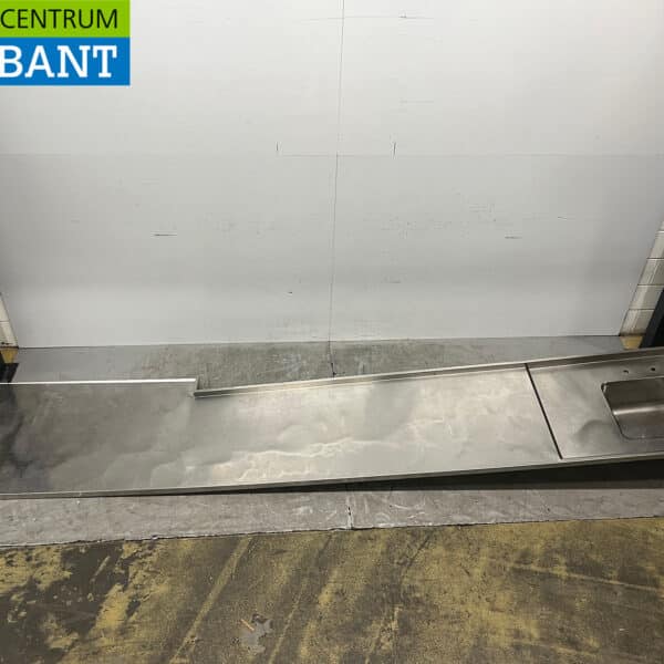 RVS Spoelblad Spoelbak 417 x 86 cm Horeca
