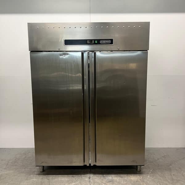 RVS Maxxfrost Dubbeldeurs Vriezer 1300 liter 230V Horeca