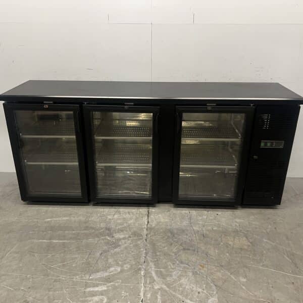 Maxxfrost Barkoeling 3 Glazen Klapdeuren 200 cm 230V Horeca