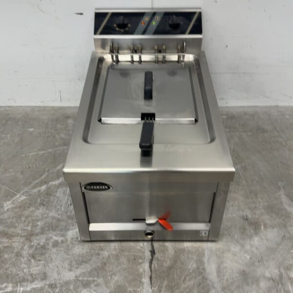 RVS Forved Opzet Friteuse 12 liter 400V Horeca