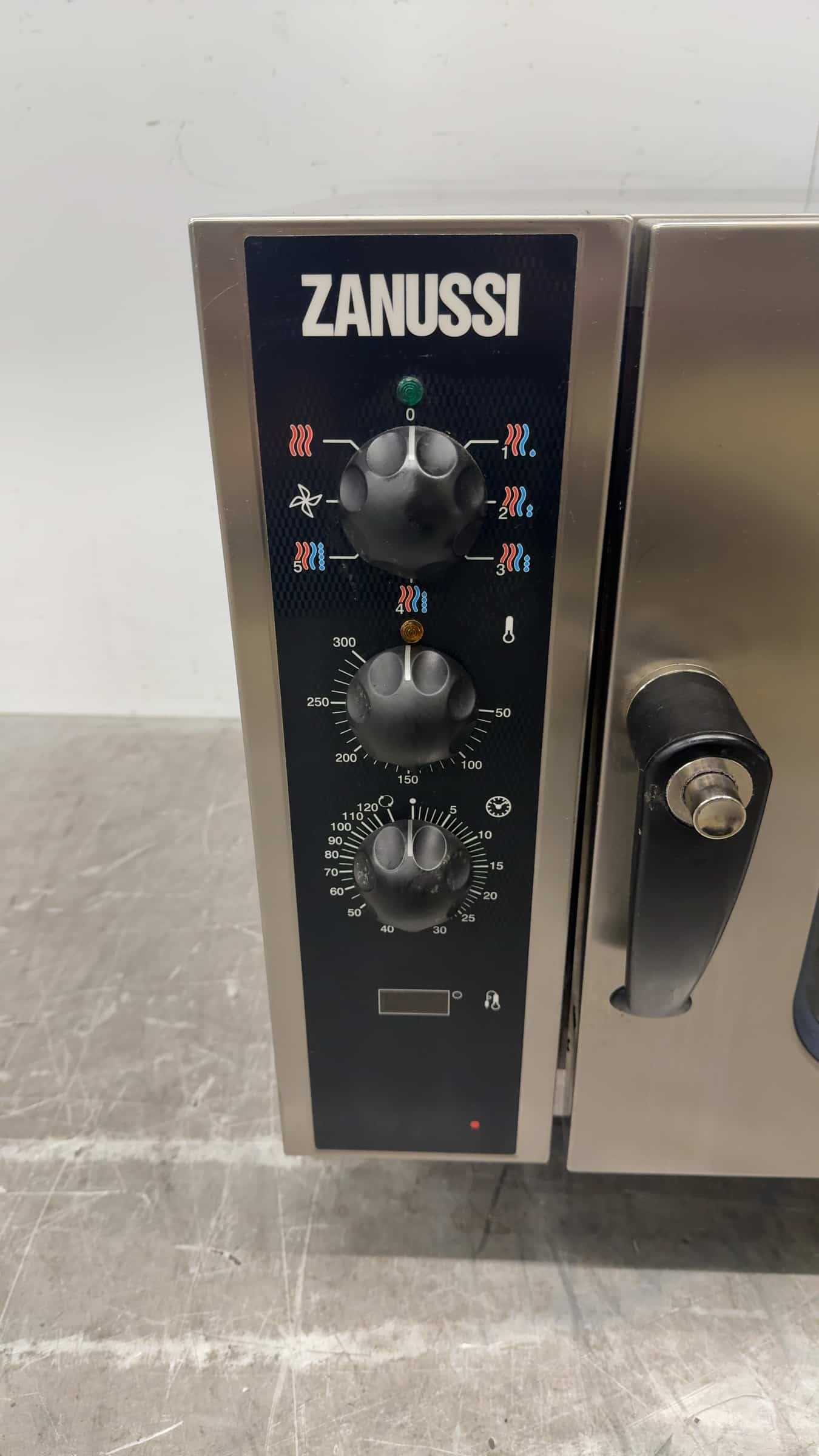 RVS Zanussi Heteluchtoven met vochtinjectie 6 x 1/1 GN 400V Horeca