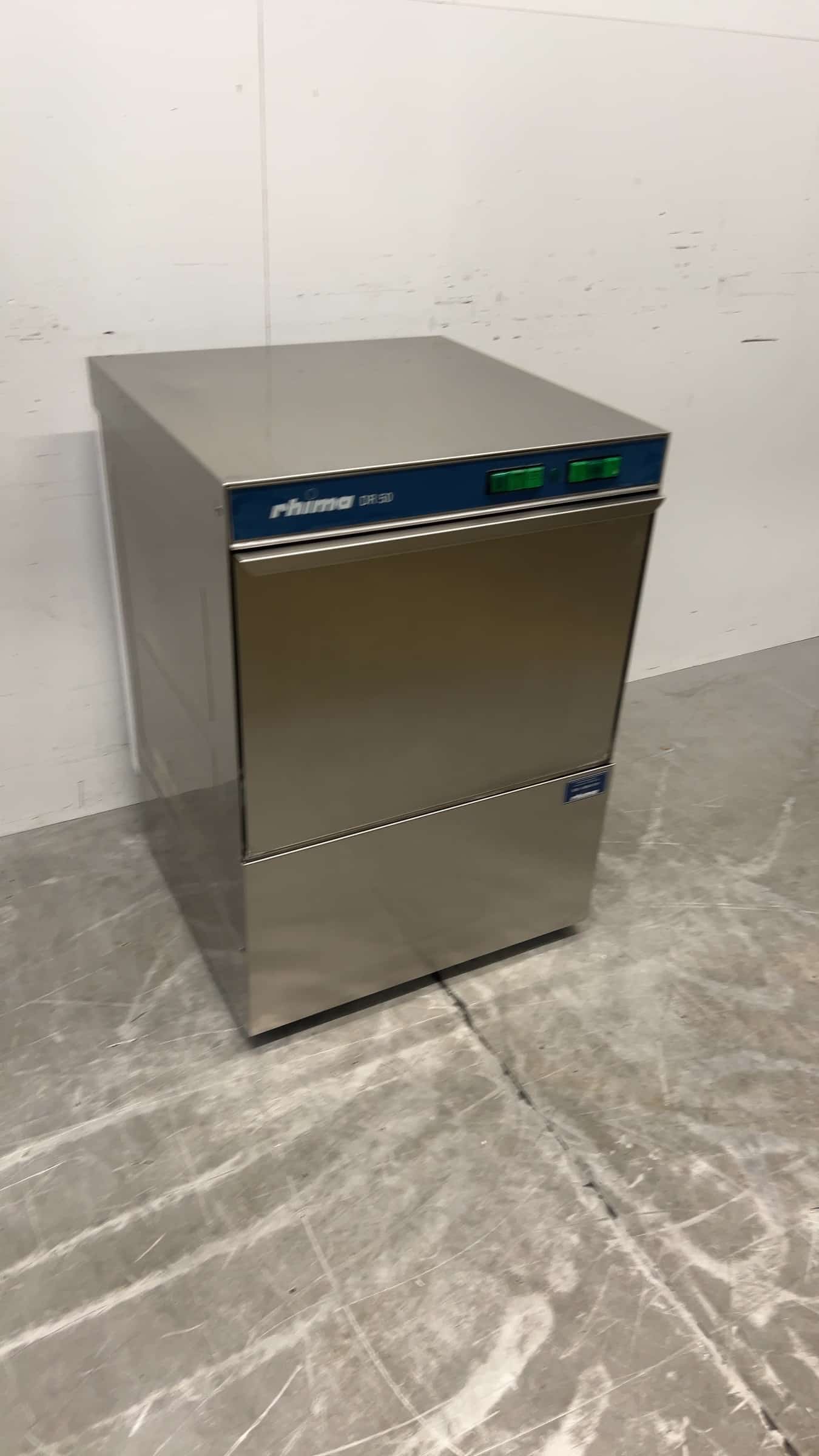 RVS Rhima DR50S Vaatwasser met afvoerpomp 400V Horeca