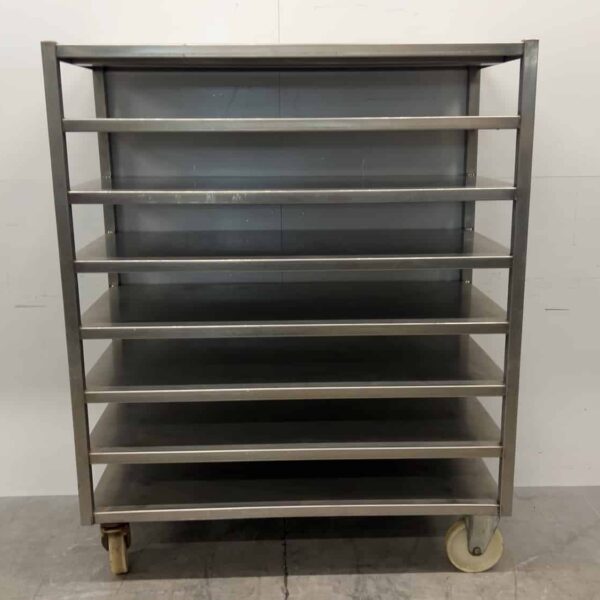RVS Stelling Verrijdbaar 141 x 67 x 174 cm Horeca