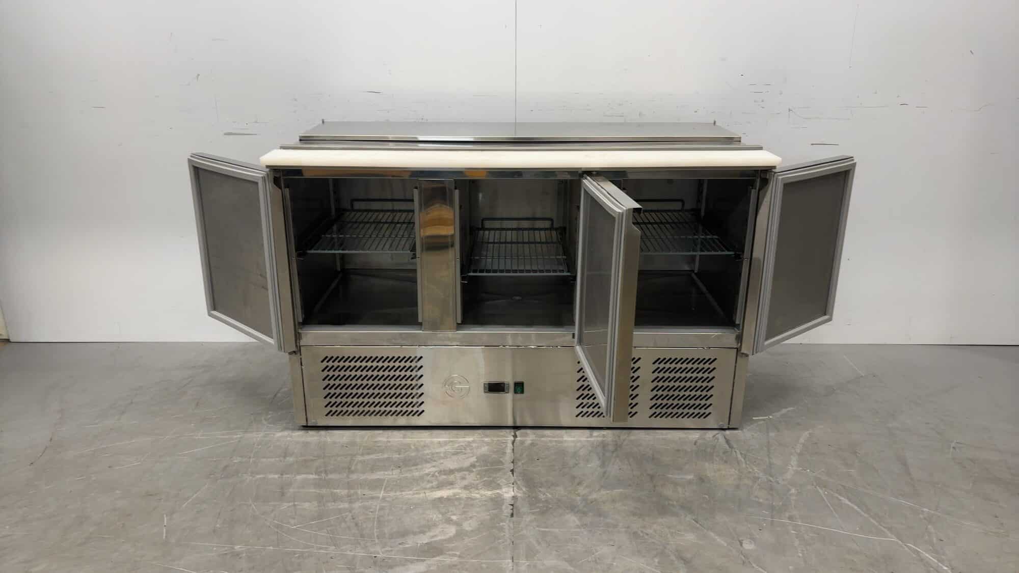 RVS Gram Saladette 240 liter 0.024kW 230V 136 x 70 x 87 cm Horeca