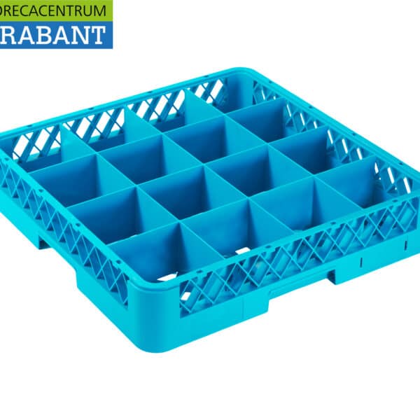 HCB Glazenkorf 16-vaks Waskorf Waskrat 50 x 50 cm Horeca