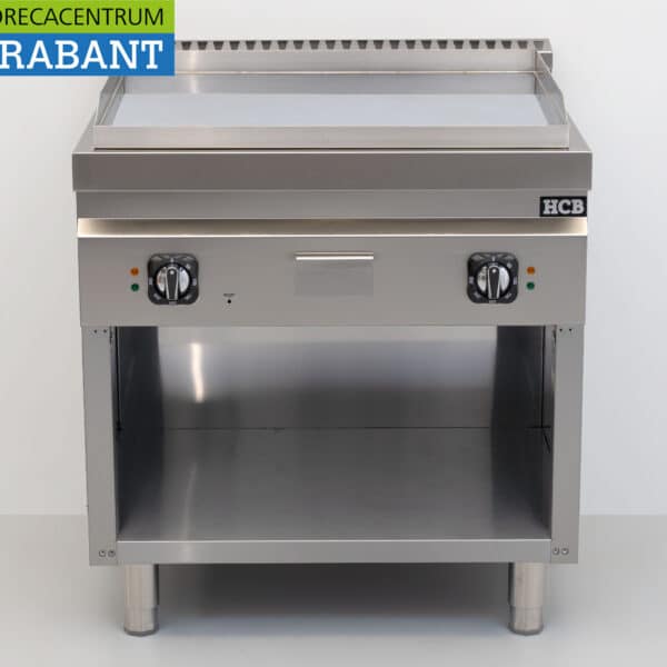 HCB RVS Bakplaat Chroom 80 cm 9 kW 400V Horeca