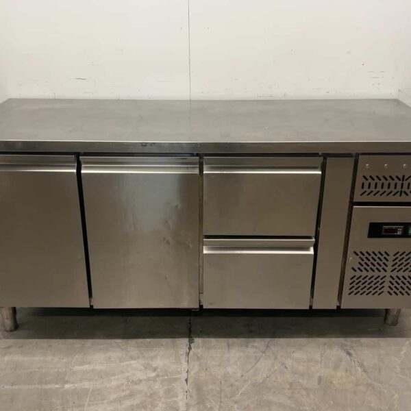 RVS Maxxfrost GN3110TN Koelwerkbank 230V 179.5 x 70 x 88 cm Horeca