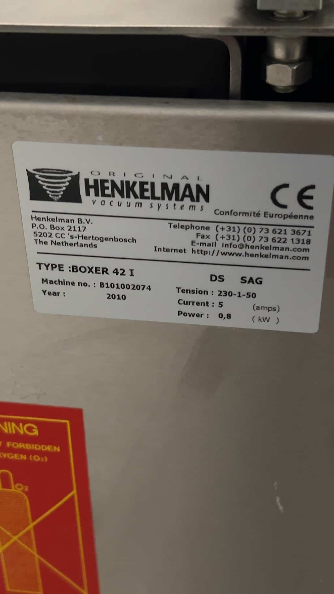 Vacuummachine 48 x 52 x 46 cm Horeca