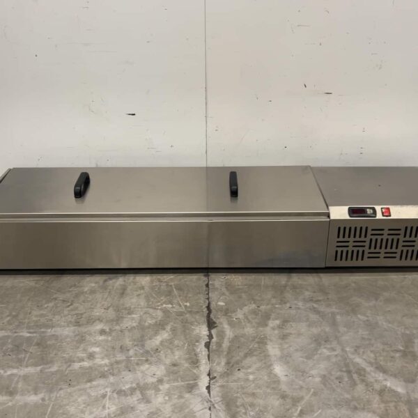 RVS Mercatus L9-1470 Opzetvitrine 5 x 1/3 GN 147 x 39 x 22 cm 230V Horeca