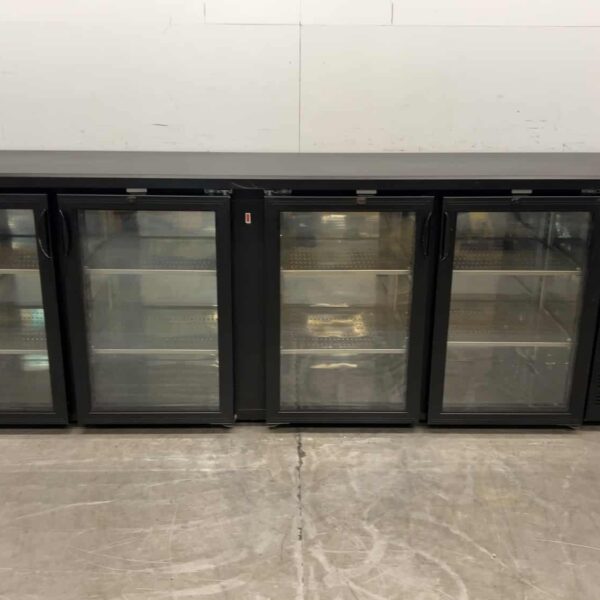 Thermaster bc4100g 4-deurs Barkoeling 484 liter 254.5 x 51 x 87 cm 230V Horeca